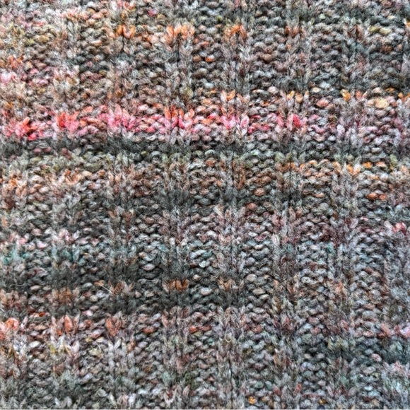 Anthropologie Maison Pholya Knit Cowl Neck Poncho Sweater L/XL - Cottagecore - Picture 10 of 15